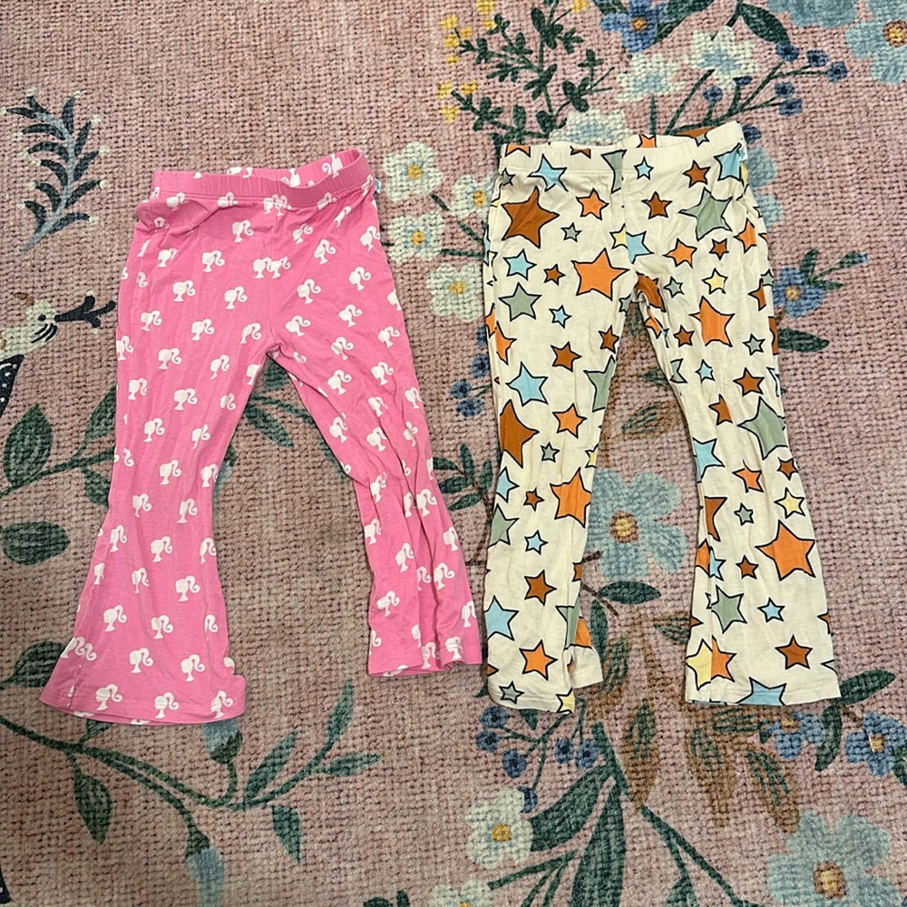 Posh Peanut - flare leggings - BARBIE! And stars